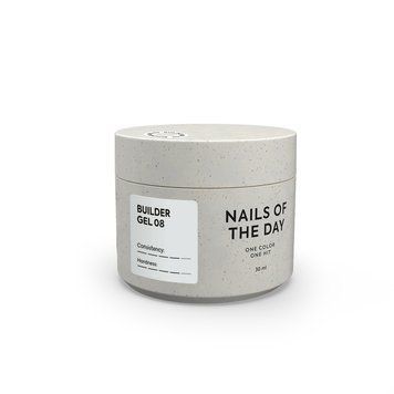 NAILSOFTHEDAY Builder Gel 08 &ndash; молочный гель для наращивания ногтей, 30 мл 692368 фото