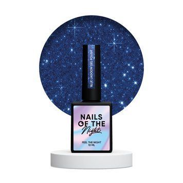NAILSOFTHENIGHT Blue Lagoon &mdash; блакитний світловідбиваючий гель&ndash;лак для нігтів, 10 мл 482562421 фото