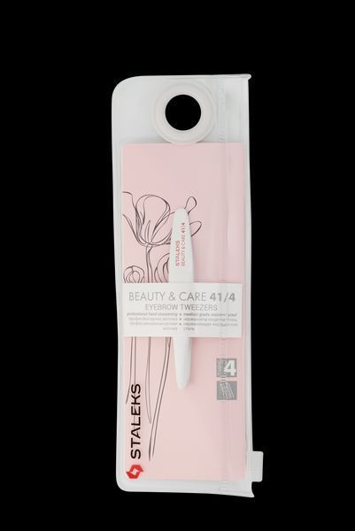 Пинцет для бровей BEAUTY & CARE 41 TYPE 4 (узкие скошенные кромки). TBC-41/4 фото