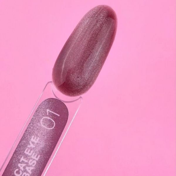 Камуфлирующая база для ногтей Luna Cat Eye Base №1 74375 фото