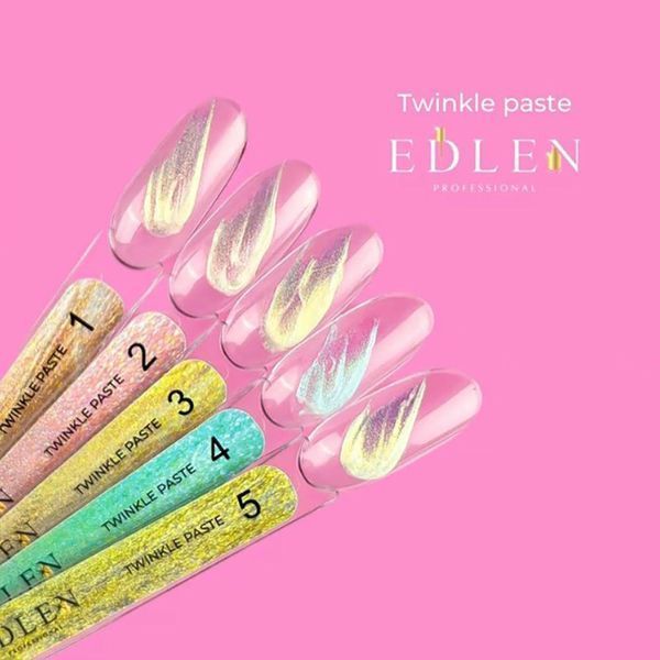 Гель для дизайну нігтів Edlen Twinkle Paste №5, 5 мл TP05 фото