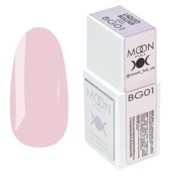 Жидкий гель для ногтей Moon Full Liquid Builder Gel №BG01, 15 мл 65481 фото