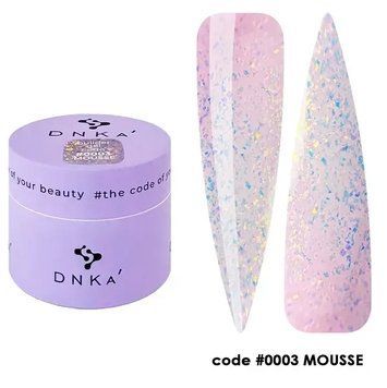 Гель для нарощування нігтів DNKa' Builder Gel Mousse #0003, 15 мл FTBGM0003-15 фото