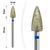 Фреза алмазная MART синяя, конус диаметр 6,13 мм blue016 фото