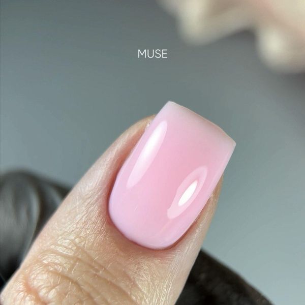 Гель JS MUSE (нежный розовый, женственный и вдохновленный) 50г для наращивания и укрепления ногтей N008956 фото