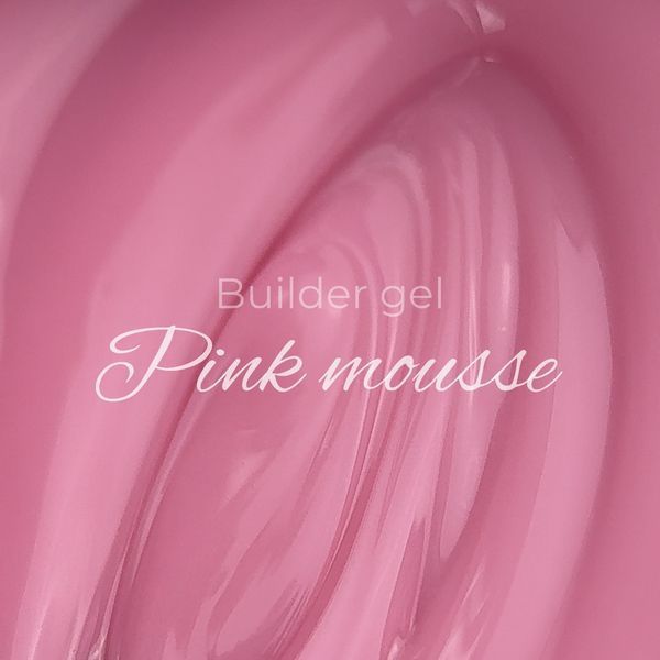 Гель для нарощування нігтів JS Pink Mousse, 30г N008320 фото