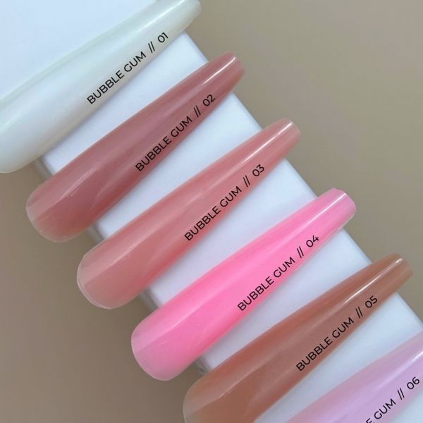Гель для наращивания и дизайна ногтей Siller Bubble Gum Gel №04, 15 мл 65984 фото