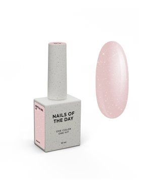Гель для нігтів NAILSOFTHEDAY Bottle gel 47 shimmer &ndash; молочно-рожевий з рожевим шиммером надміцний гель для укріплення,10мл 040529 фото
