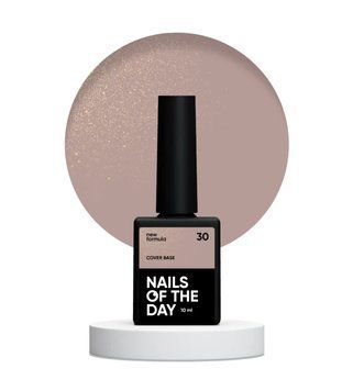 Камуфлирующая база для ногтей NAILSOFTHEDAY NEW Formula Cover base shimmer 30, 10 мл 177830 фото