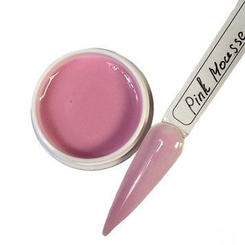 Гель для нарощування нігтів JS Pink Mousse, 15 г N08565 фото