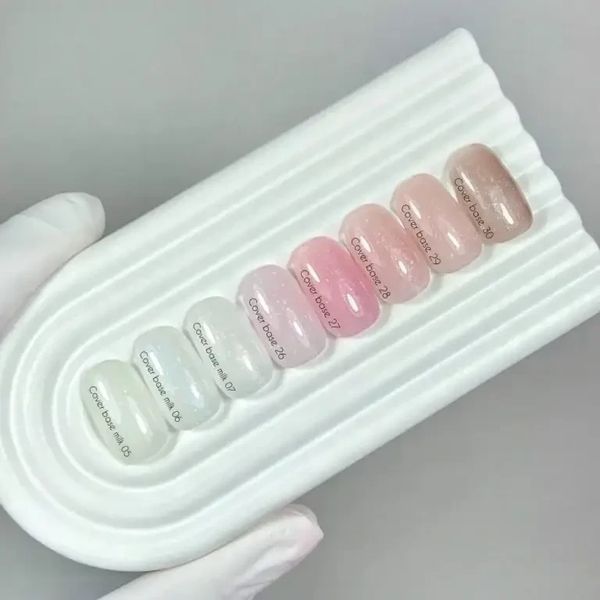Камуфлирующая база для ногтей NAILSOFTHEDAY NEW Formula Cover base shimmer 30, 10 мл 177830 фото