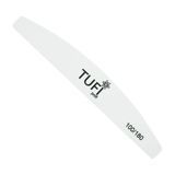 Пилочка TUFI profi PREMIUM півколо біла 100/180 гріт 17,8 см 25 шт 0231932 фото