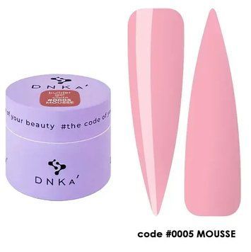 Гель для нарощування нігтів DNKa' Builder Gel Mousse #0005, 15 мл FTBGM0005-15 фото