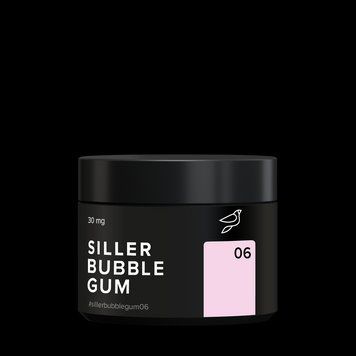 Гель для наращивания и дизайна ногтей Siller Bubble Gum Gel №06, 15 мл 65986 фото