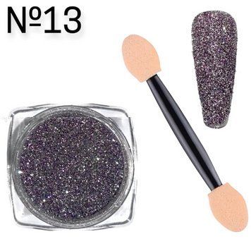 Світловідбиваюча втирка Diamond Powder для дизайну нігтів №13 N96513 фото