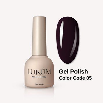 Гель-лак для ногтей Lukum Color Code 05, 10 мл 18539 фото