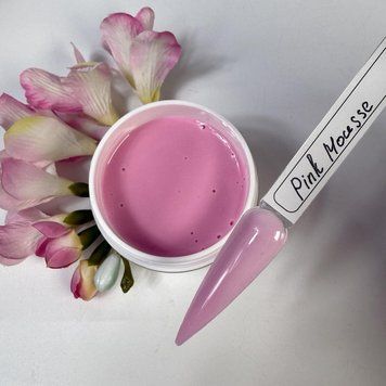 Гель для нарощування нігтів JS Pink Mousse, 50 г N00256 фото