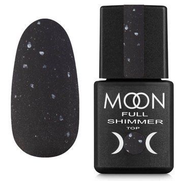 Топ для ногтей с шиммером Moon Full Shimmer Top №1024, 8 мл 906757 фото