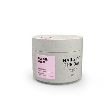 NAILSOFTHEDAY Builder Gel 11 &ndash; светло-розовый гель для наращивания ногтей, 30 мл 6923611 фото