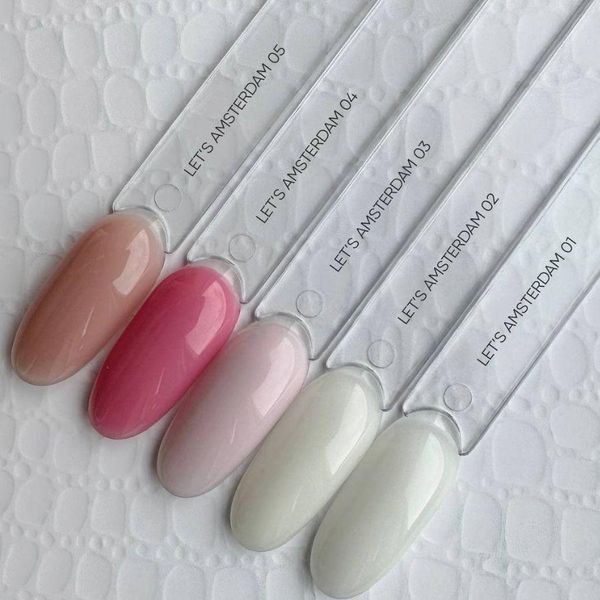 Камуфлирующая база для ногтей NAILSOFTHEDAY Let's Amsterdam NEW 01, 10 мл 48200444 фото