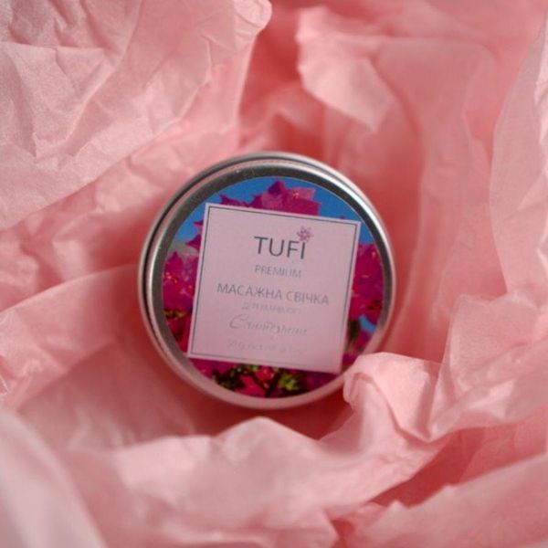 Массажная спа свеча для рук TUFI profi PREMIUM Санторини 30 г 0125407 фото