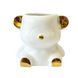 Подставка-стаканчик "Мишка", white+gold 24723 фото
